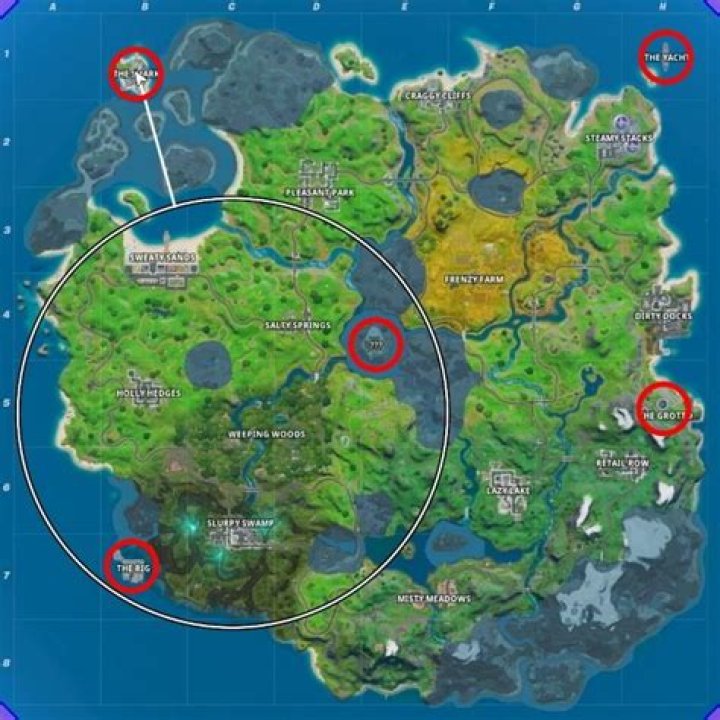 Fortnite Keycard Locations | Shark, Rig, Shadow, Grotto