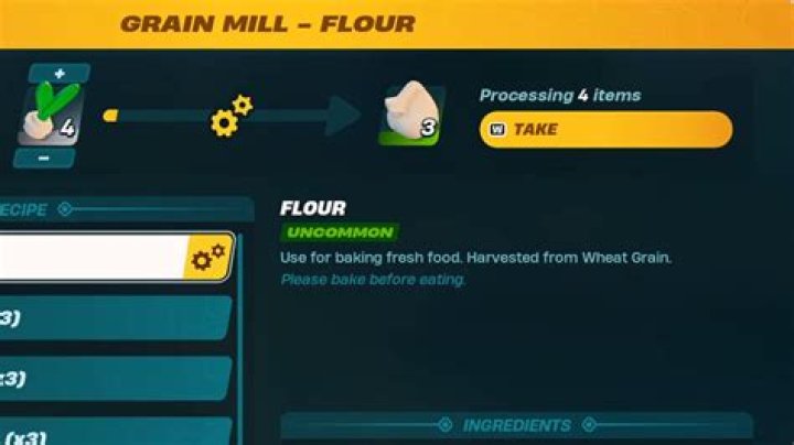Lego Fortnite: How to Make Flour