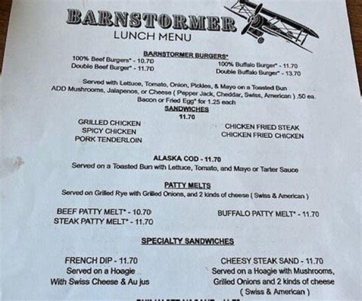 Barnstormer Restaurant: A Culinary Journey Like No Other