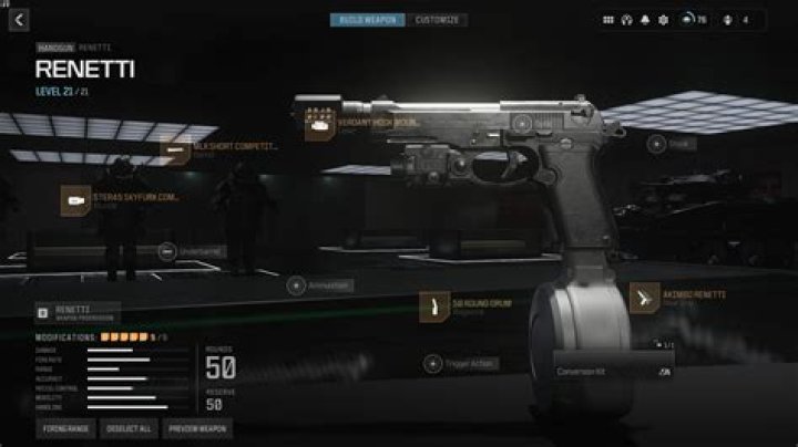 Best Akimbo Renetti Zombies Build in Modern Warfare 3