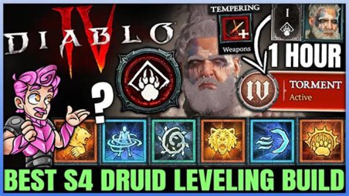 Best Diablo 4 Druid Leveling Build