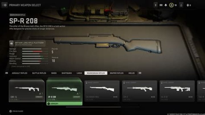 Best SP-R 208 Warzone 2 Loadout: Attachments and Class Setup