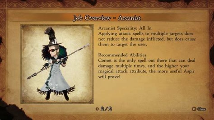 
Bravely Default 2: Arcanist Guide
