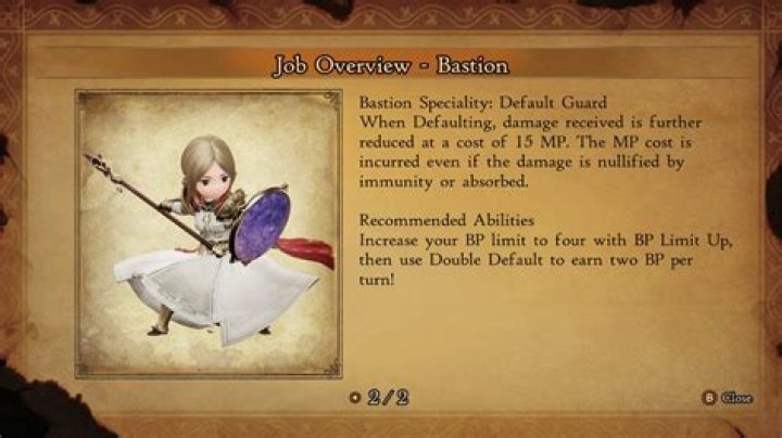 
Bravely Default 2: Bastion Guide