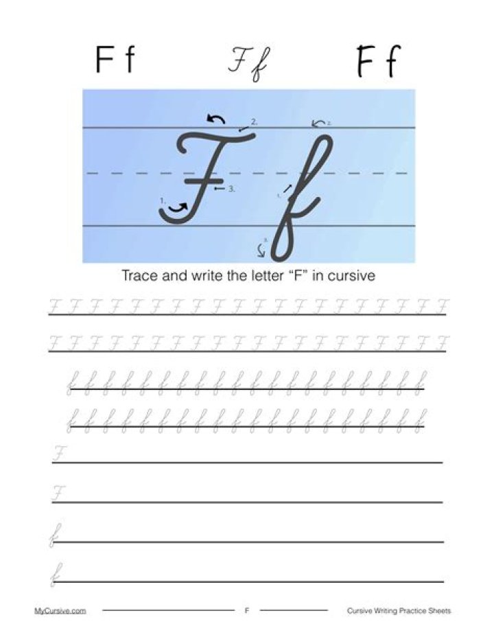 Unraveling the Mystery of the Cursive F: A Closer Look at a Unique Letter