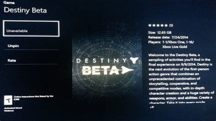 
Destiny Beta Download Nearly Twice the Size of Alpha