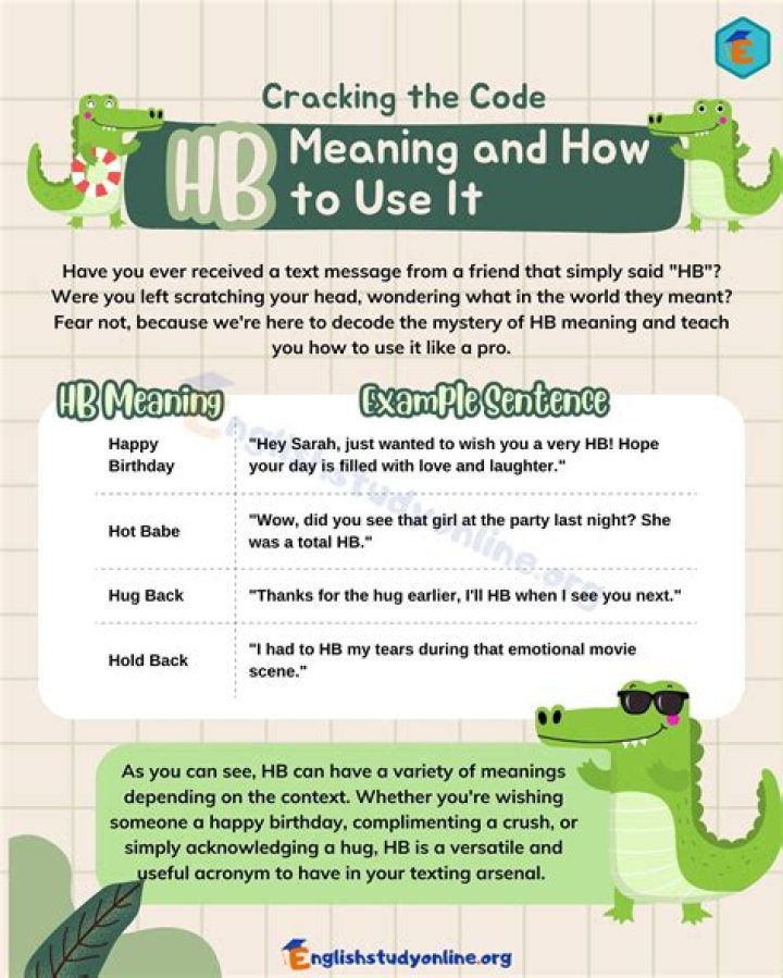 Unpacking HB: Does It Really Mean Homeboy, or Is There More to It?