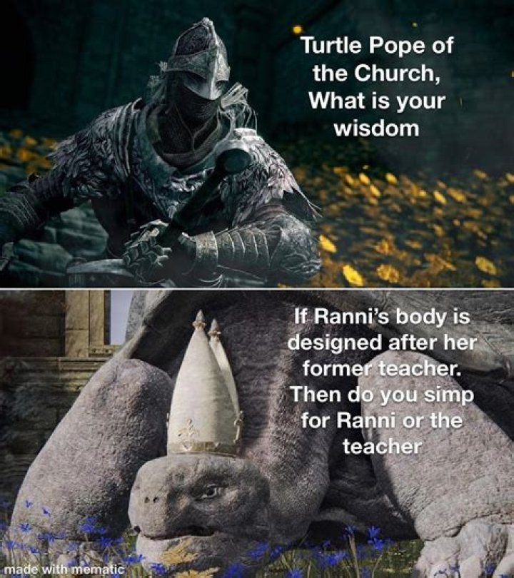 
Elden Ring Players Have Fallen in Love With Pope Turtle