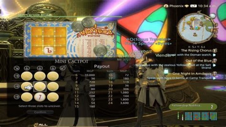 FFXIV Mini Cactpot Strategy Guide