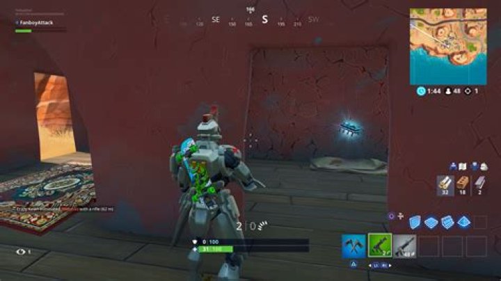 
Fortnite Fortbyte #16 – Found in a Desert House With Too Many Chairs