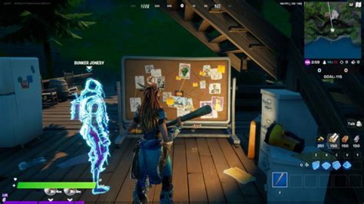 
Fortnite: How to Interact with Bunker Jonesy’s Conspiracy Board
