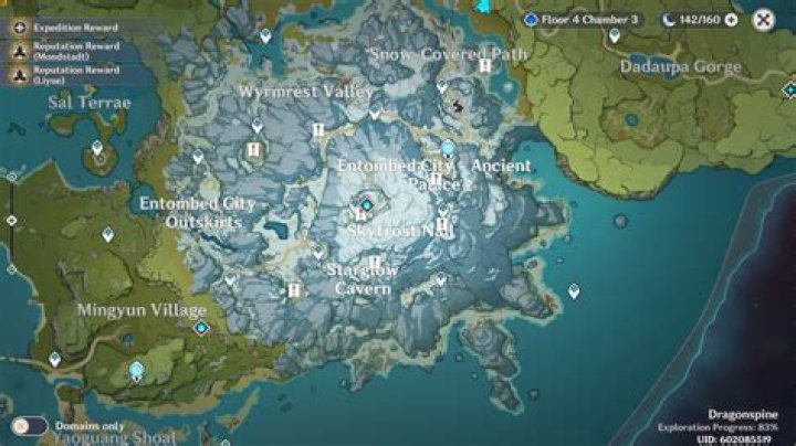 
Genshin Impact Ancient Carvings – How to Find Snow-Tombed Starsilver Claymore