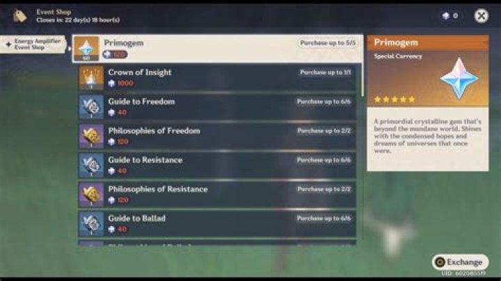 
Genshin Impact Energy Amplifier Event Shop – Everything in the Shop and Prices