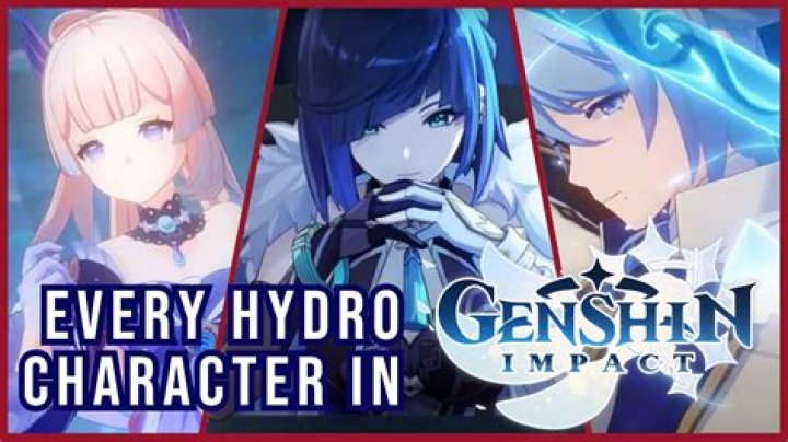 
Genshin Impact: Every Hydro Character Ranked
