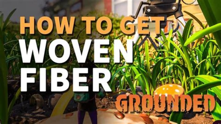 
Grounded – How to Get Woven Fiber