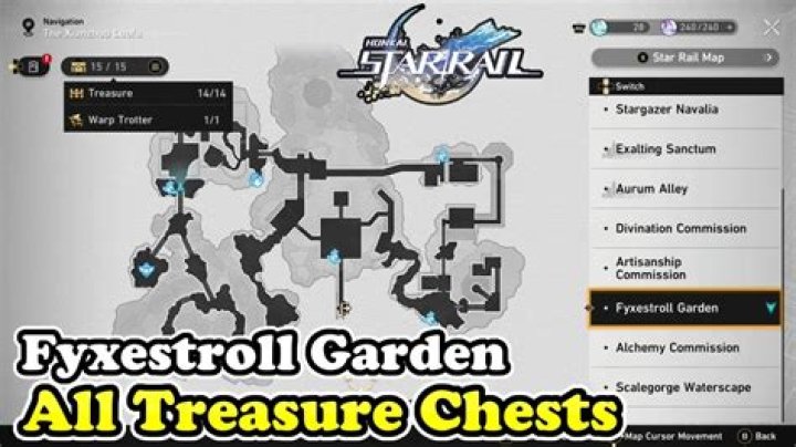Fyxestroll Garden Chest & Trotter Locations in Honkai Star Rail