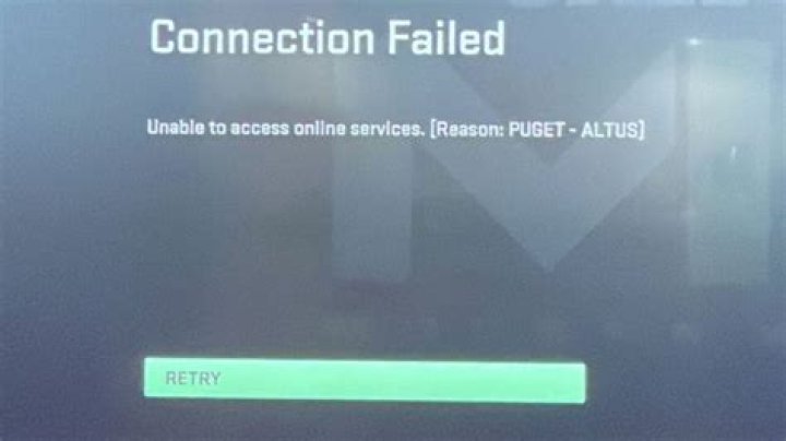 How Do You Fix Modern Warfare ‘Connection Failed Puget-Altus’ Error