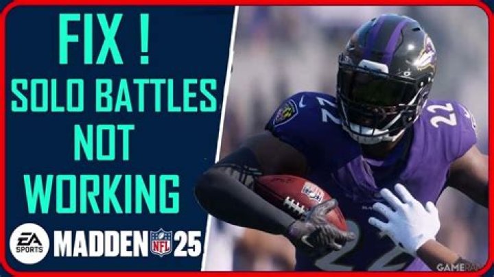 How to Fix Solo Battles Not Working in Madden 24