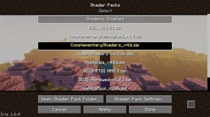 
How to Install and Use Shaders in Minecraft 1.18