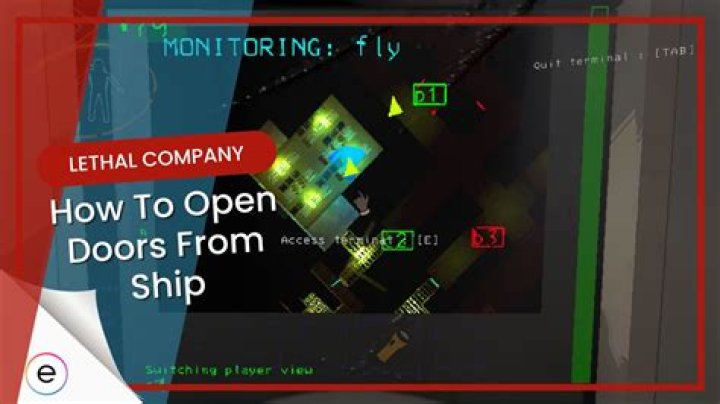 How to Open Doors From the Ship With the Terminal in Lethal Company