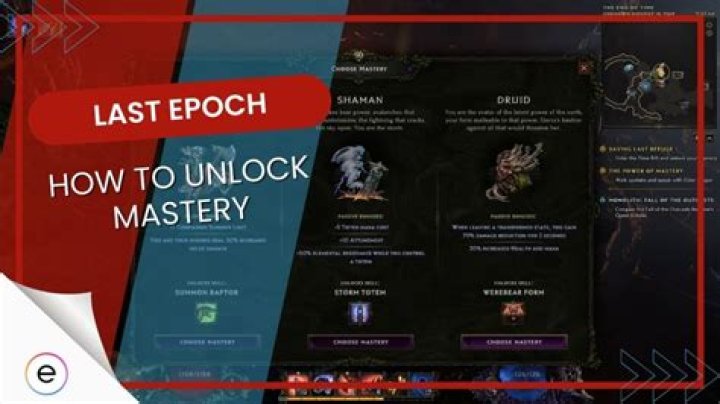 Last Epoch: How to Unlock Mastery
