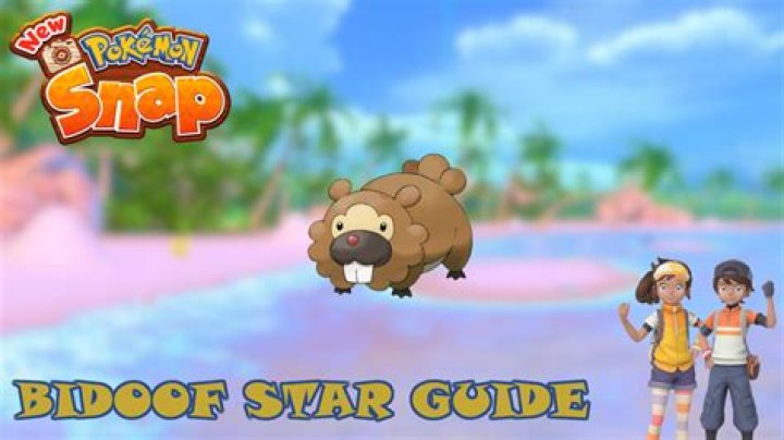 
New Pokémon Snap: How to Get All Stars for Bidoof