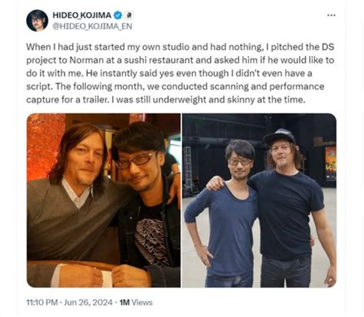 
Norman Reedus And Hideo Kojima Take A Shot At Konami After E3 2016