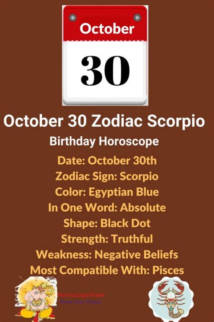 Discover Your October 30 Zodiac Sign: Unpacking the Scorpio Spirit