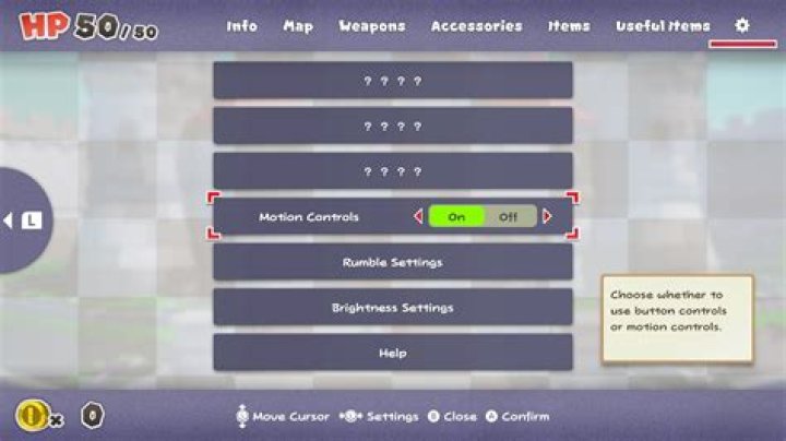 
Paper Mario: The Origami King – How To Disable Motion Controls