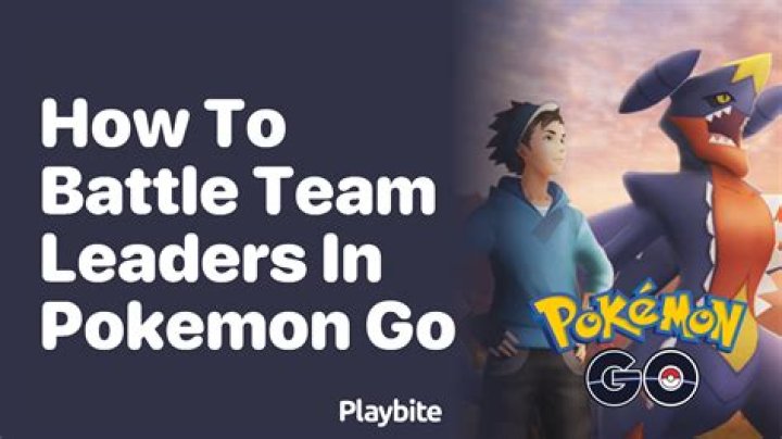 
Pokemon GO: How to Battle Team Leaders