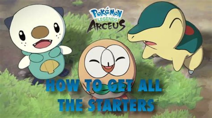 
Pokemon Legends Arceus: How to Catch the Other Starter Pokemon – Get All Starters