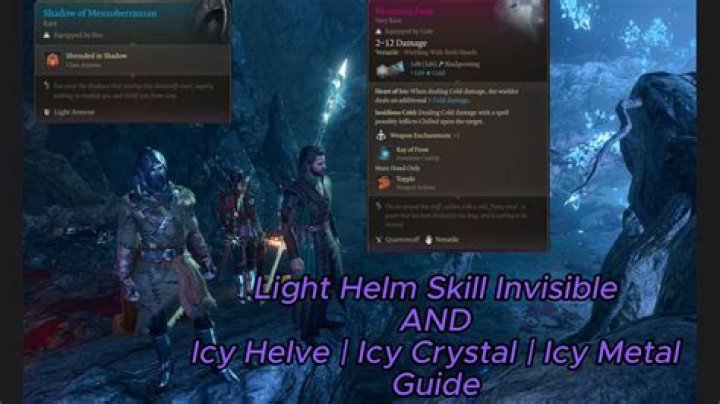 PSA: Icy Metal, Helve, and Crystal Are Super Important in Baldur's Gate 3