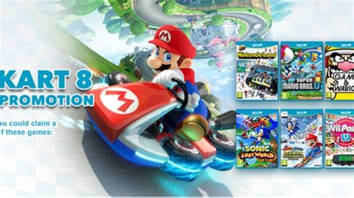 
Purchase Mario Kart 8 and get a free Wii U title