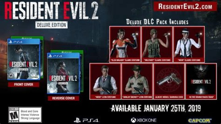 
Resident Evil 2 Gets Reversible Cover, DLC Costumes