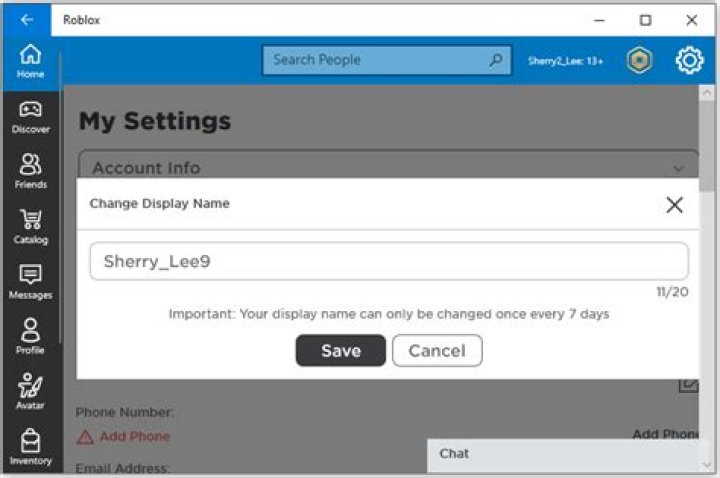 
Roblox: How to Change Display Name