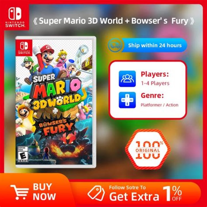 
Super Mario 3D World Heads to Switch with Online Co-op and New Content