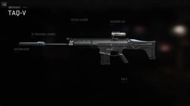 The Best TAQ V Loadout in Modern Warfare 2
