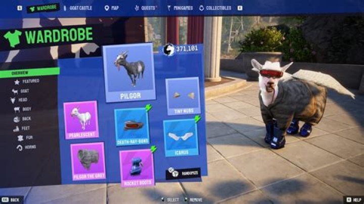 The Best Wardrobe Items in Goat Simulator