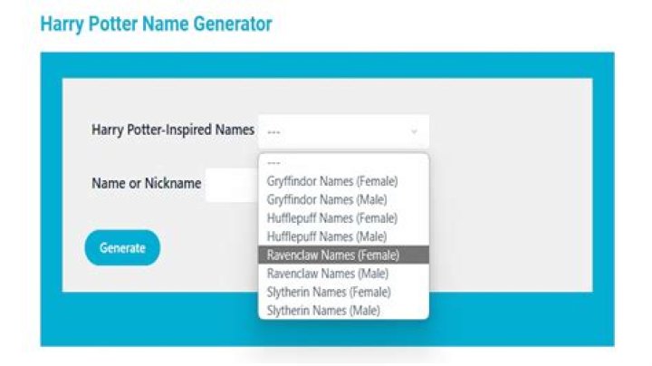 Best Harry Potter Name Generators