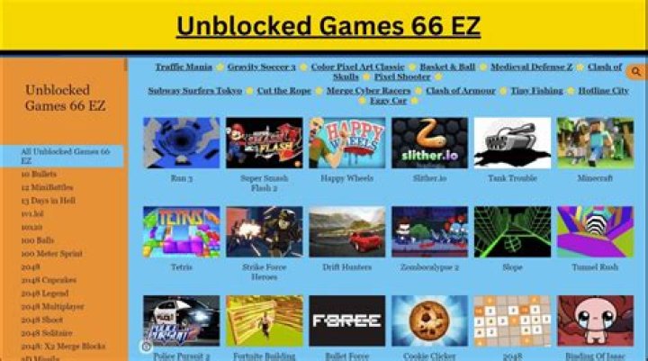 Unblocked Games EZ 66: Your Ultimate Guide to Fun and Entertainment