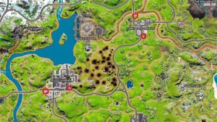 
Where to Activate an Emergency Beacon at Tilted Towers or Coney Crossroads in Fortnite