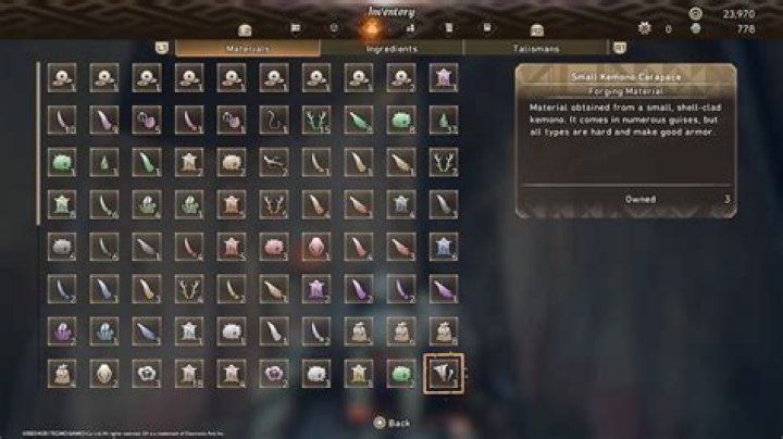 Where to Find Small Kemono Carapace in Wild Hearts