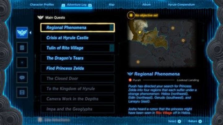 Which Regional Phenomena Should Players Complete First in Zelda Tears of the Kingdom?
