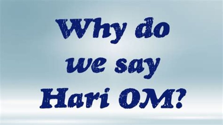 Why Do People Say Hari Om? Unpacking a Sacred Sound